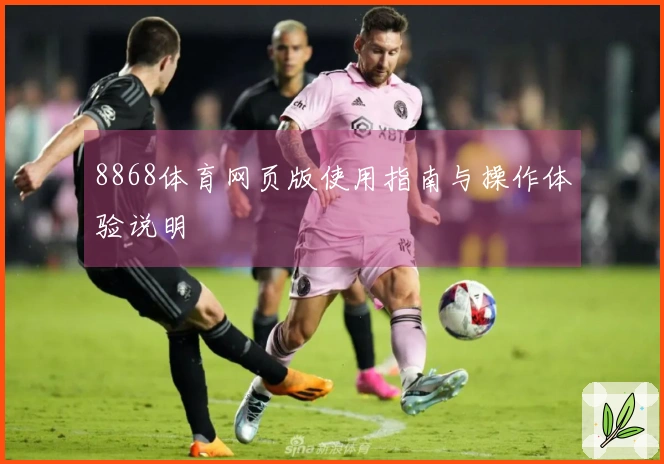 8868体育网页版使用指南与操作体验说明